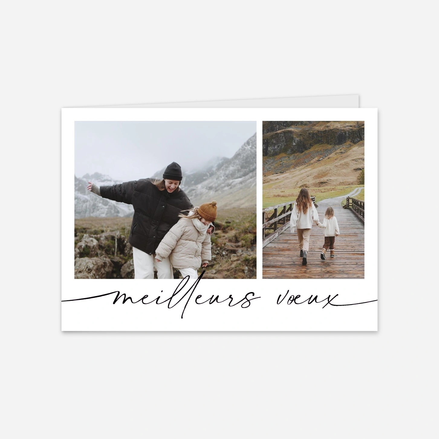 Carte de voeux Triptyque