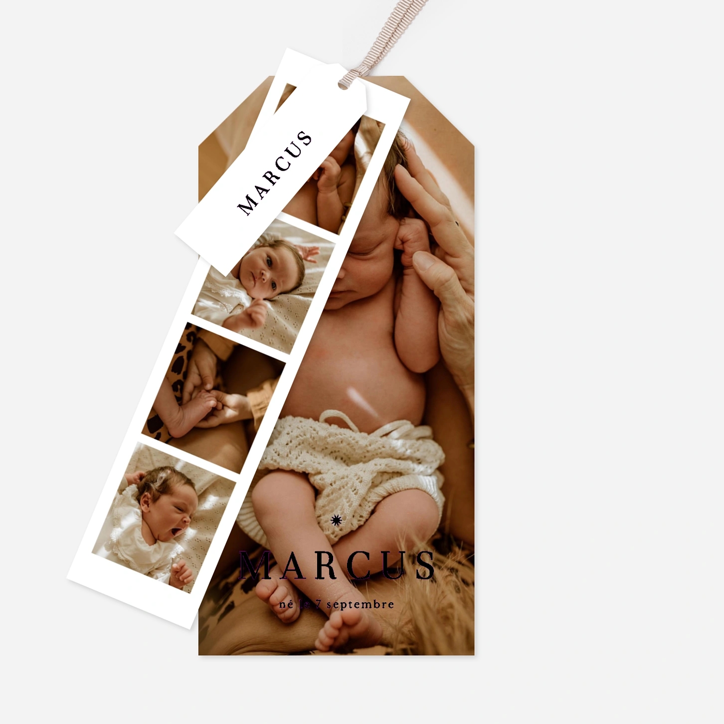 Faire-part naissance Une étoile est née