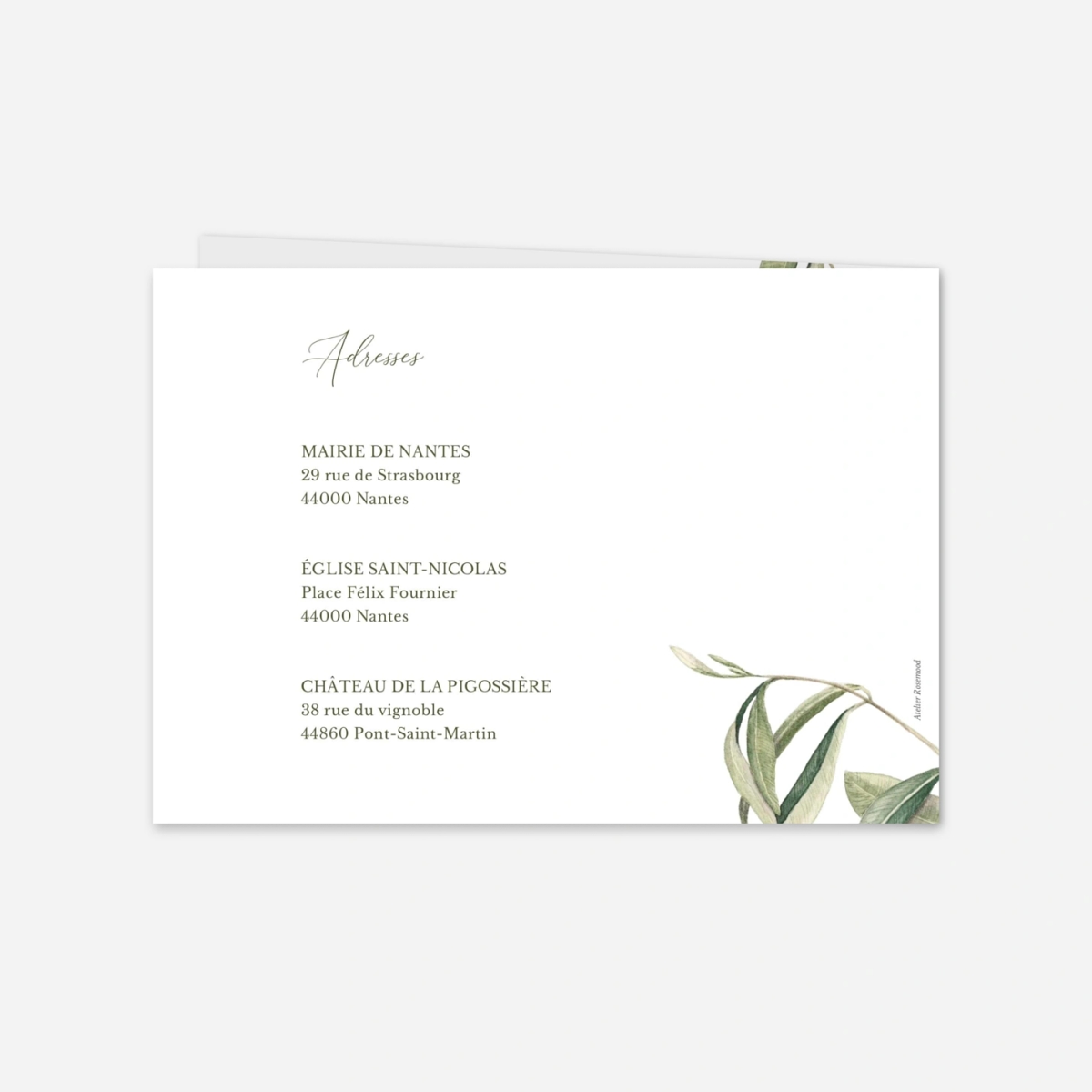 Faire-part mariage Union en Provence