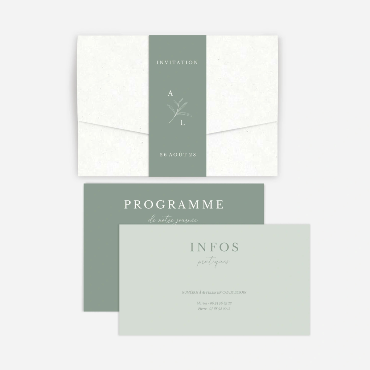 Faire-part mariage Union éternelle