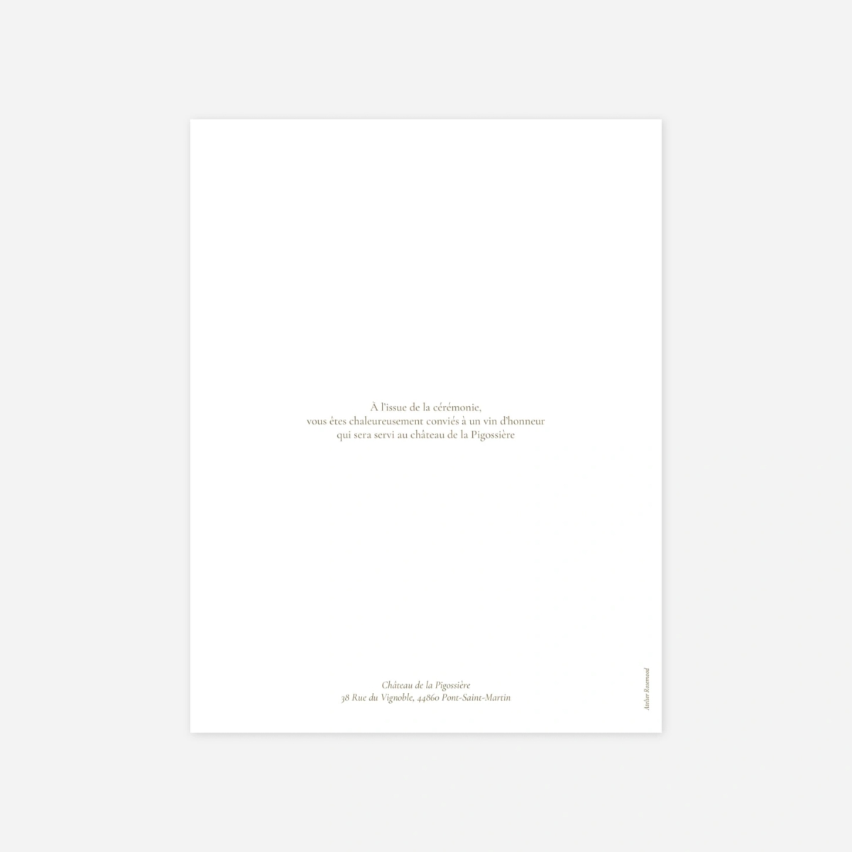 Faire-part mariage Unis