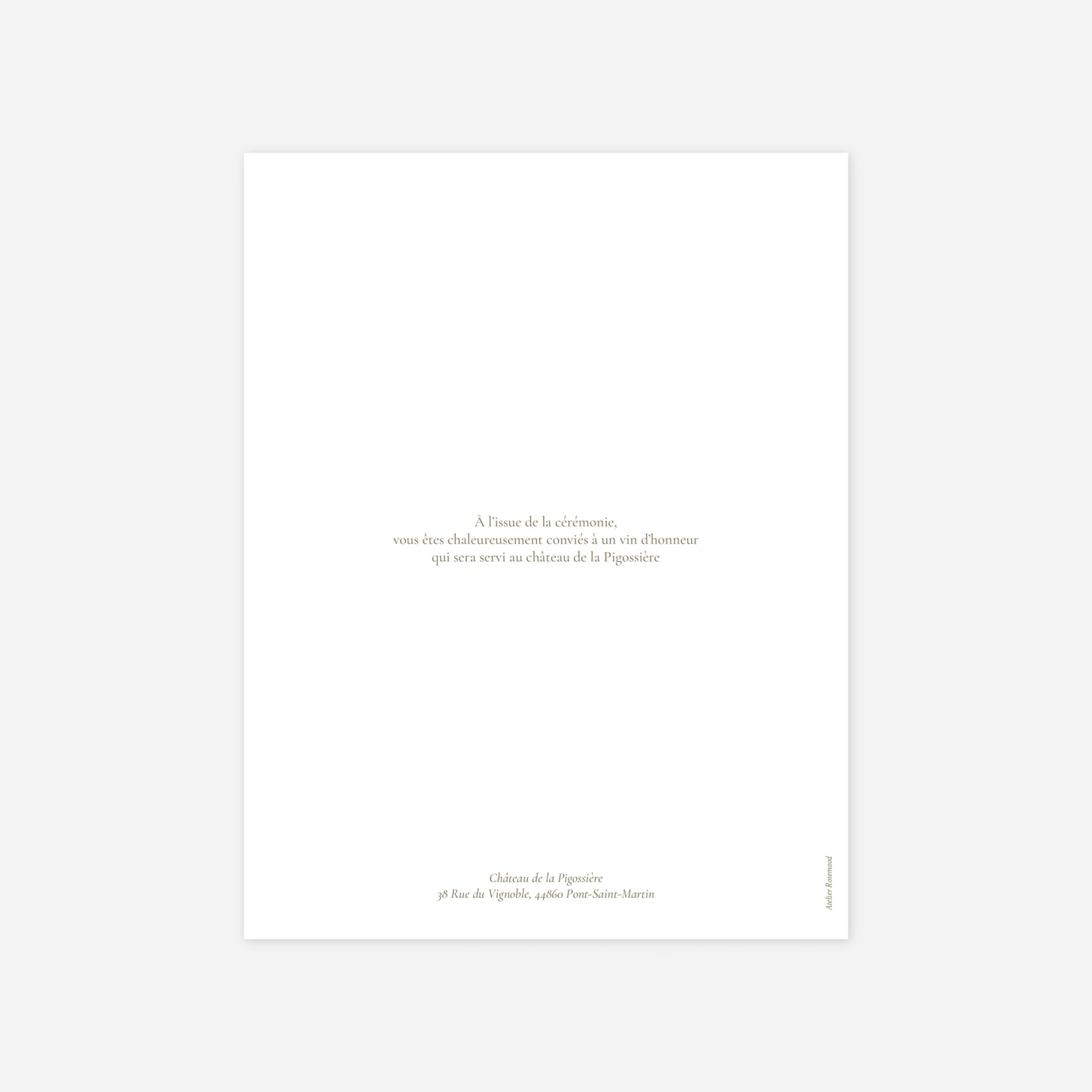 Faire-part mariage Unis