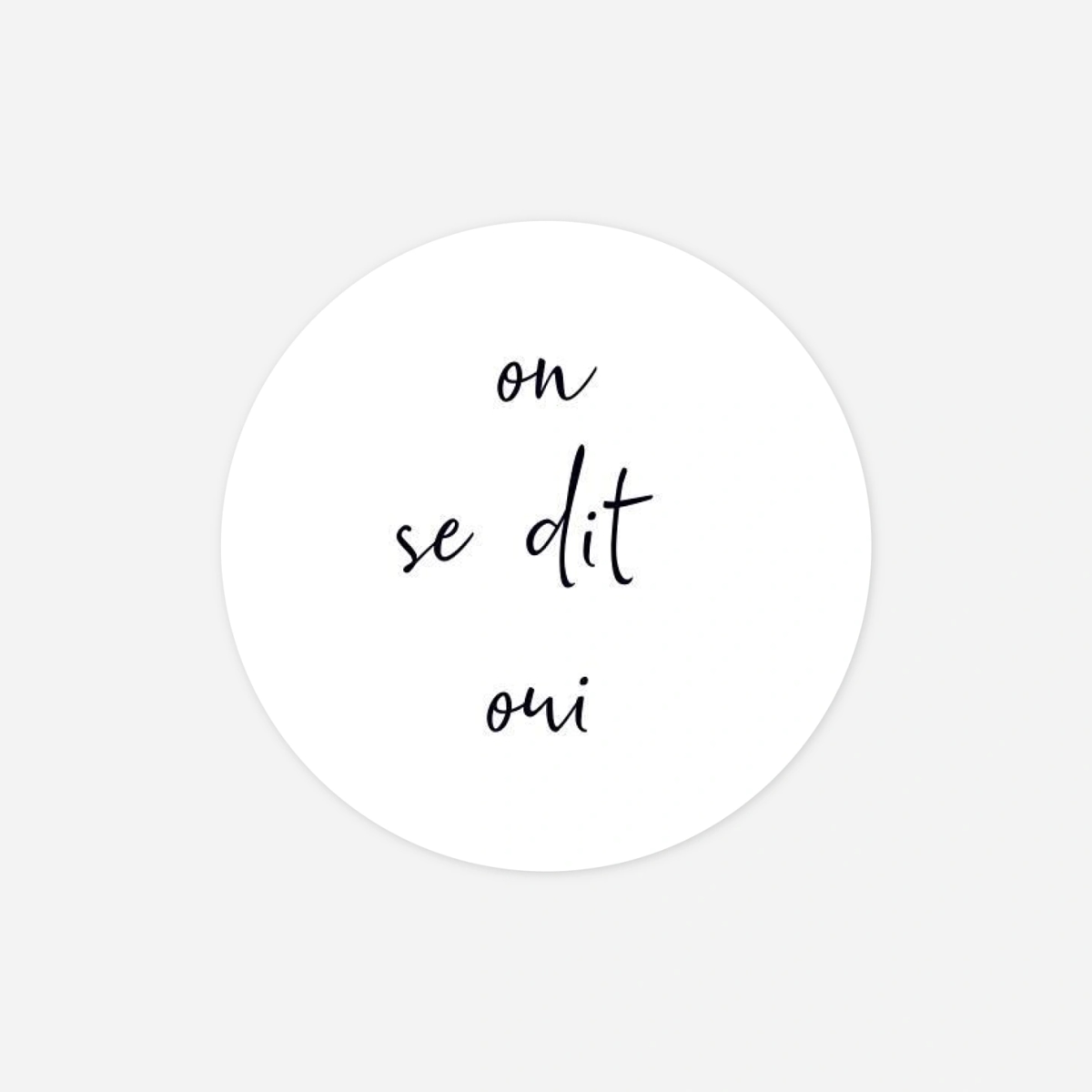 Stickers mariage Union intemporelle