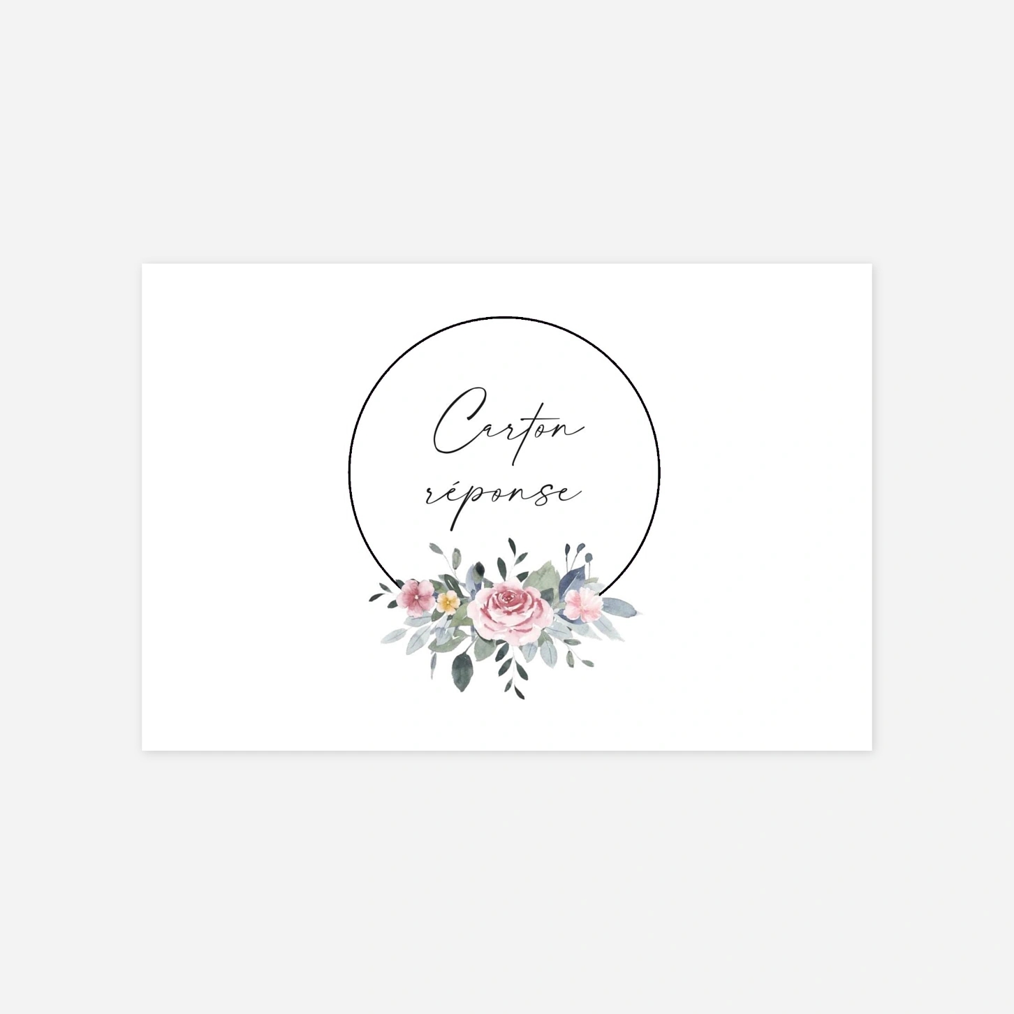 Carton réponse Union poétique