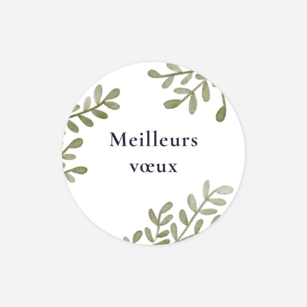 Étiquette cadeau Noël Village de Noël