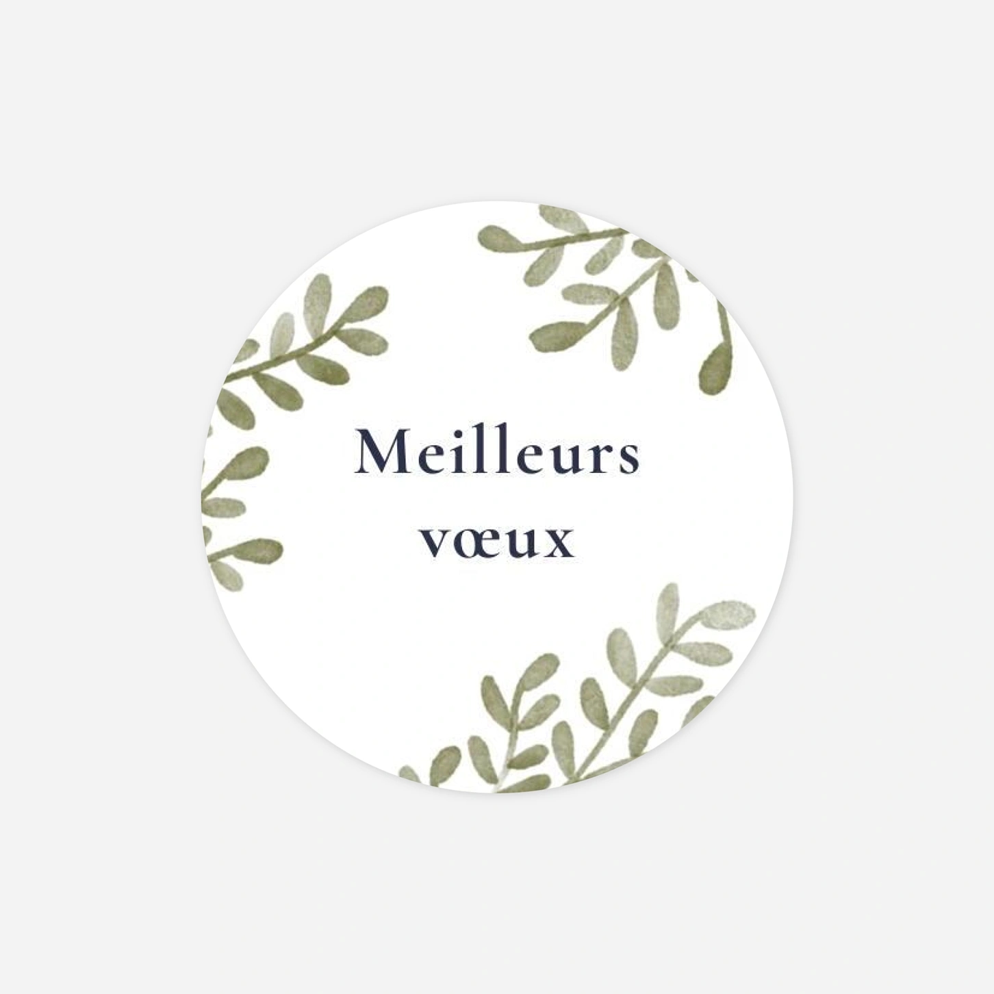 Étiquette cadeau Noël Village de Noël