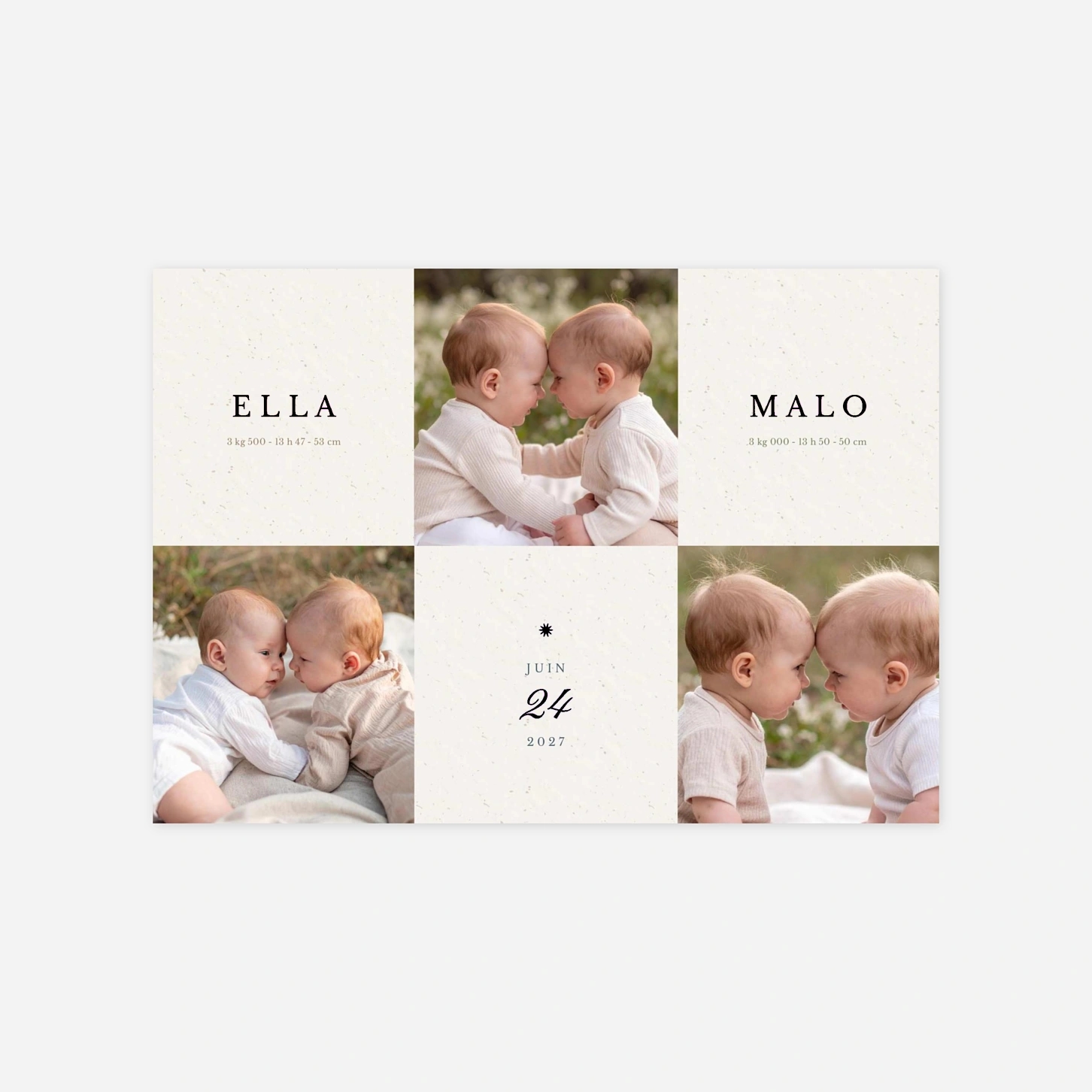 Faire-part naissance Votre histoire