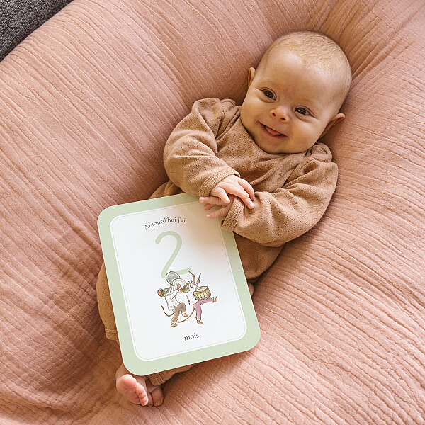 Cartes étapes bébé © Ernest & Célestine
