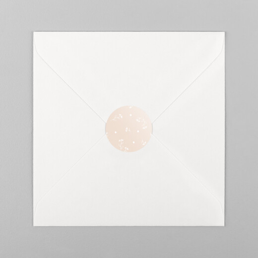 Stickers pour enveloppes naissance Doux rêves rose - Vue 2