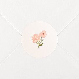 Stickers pour enveloppes naissance Blossom beige