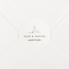 Stickers pour enveloppes mariage Joli brin beige