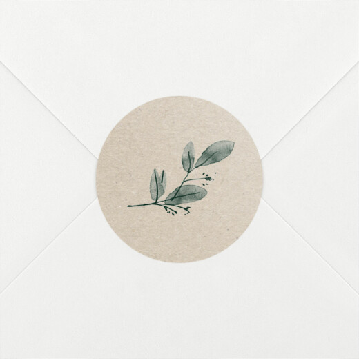 Stickers pour enveloppes vœux Joy blanc - Vue 1