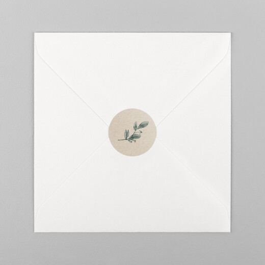 Stickers pour enveloppes vœux Joy blanc - Vue 2