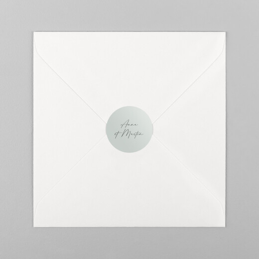 Stickers pour enveloppes mariage Luberon bleu - Vue 2