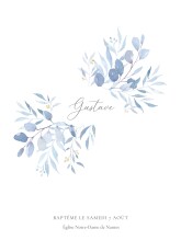 Couverture Livret de messe Bouquet champêtre bleu