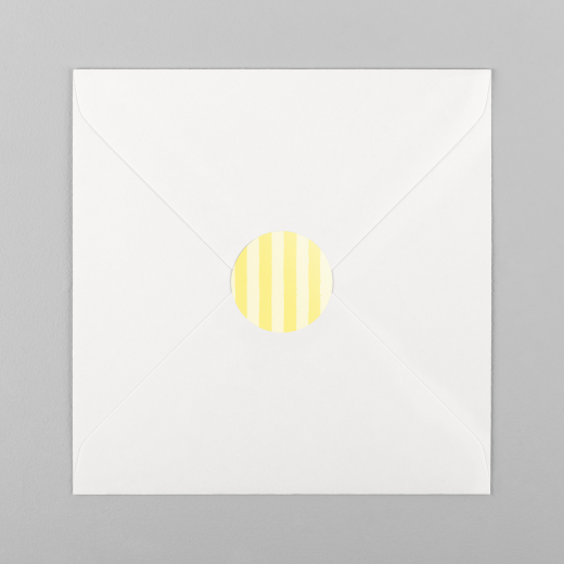 Stickers pour enveloppes naissance Tribu - Tajinebanane jaune - Vue 2